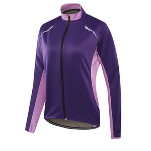 Maillot de cyclisme sur route bleu à manches courtes avec fermeture éclair et poche, unisexe, logo personnalisé, confortable, 160g polyester élasthanne, été - Product Image 2