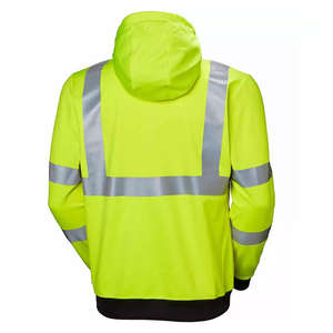 Sudaderas de alta visibilidad con tiras reflectantes para trabajadores de la construcción, sudaderas de trabajo de forro polar en venta. - Product Image 3