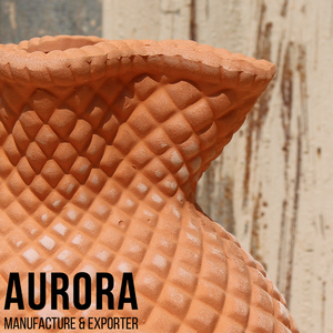 Vases en terre cuite artisanaux du Vietnam, directement de l'usine, pour décoration. Emballage personnalisé disponible. - Product Image 5