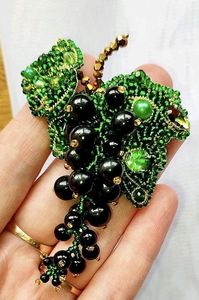 Vintage Style Embroidery Beaded Brooch Decorative Lapel Pin Handmade Fashion Accessory - Product Image 5