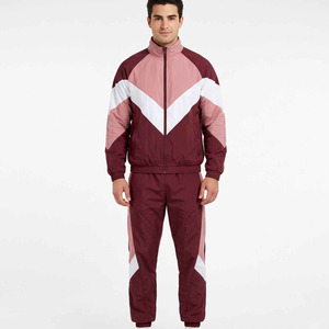 Ensemble de veste de sport pour homme, coupe-vent vintage imperméable à fermeture éclair, impression par sublimation personnalisée, streetwear - Product Image 5