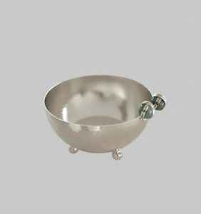 Cuenco Decorativo Ejecutivo para Bodas, Cocina, Hogar, Jardín, Cuenco de Metal para Alimentos, Ecológico, para Restaurante, Hotel, Hogar, Cuenco de Metal Plateado - Product Image 6