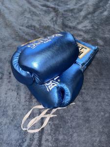 ถุงมือชกมวยแบบผูกเชือกสไตล์เม็กซิกัน No Boxing No Life Pro สำหรับ MMA และซานด้า ทำจากหนังแท้ น้ำหนักเบา ปิดนิ้วเต็มรูปแบบ พร้อมโลโก้สั่งทำได้ - Product Image 3