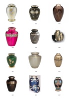Urna para Adultos de Aleación de Aluminio Personalizable de Alta Calidad, Estilo Europeo, Opción de Monumento, para Cremación de Mascotas, Artículos Funerarios Ecológicos