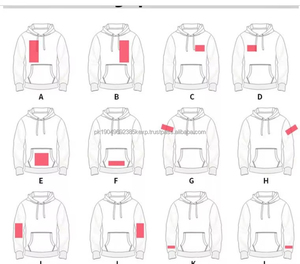 Sweats à capuche pour hommes et femmes, couleur unie basique, ample, chaud, épais, personnalisable, sweat à capuche vierge - Product Image 6