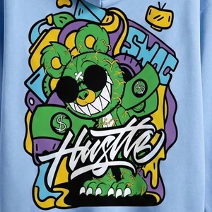 Sudadera con capucha al por mayor de la mejor calidad para hombre, sudadera con capucha corta de alta calidad, sudadera con capucha estampada de alta calidad - Product Image 3