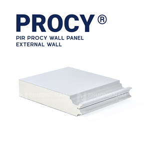 Procy Bảng điều chỉnh bên ngoài bức tường PIR bọt tiết kiệm năng lượng cách nhiệt bánh sandwich Bảng điều khiển cho công nghiệp kho coldroom xây dựng văn phòng - Product Image 3