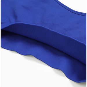 Soutien-gorge de sport pour femme, sans couture, compressif, respirant, haute élasticité, avec bretelles croisées réglables au dos, pour l'entraînement et le yoga - Product Image 5