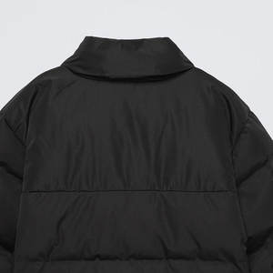 Nouvelle arrivée, veste de baseball matelassée imperméable décontractée grande taille, fermeture éclair, logo personnalisé, veste d'hiver en coton rembourré pour hommes - Product Image 6