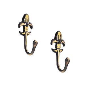 Gancho de pared vintage con soporte para llaves, perchero decorativo de metal para puerta o pared - Product Image 3