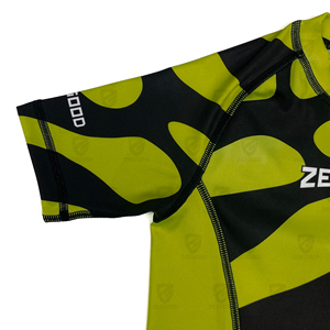 T-shirts Rashguard Unisexe MMA à Manches Courtes Respirants 100% Polyester Anti-UV Séchage Rapide Fitness Muay Thai Boxe Gym - Product Image 4