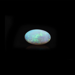 Natural White Opal Loose Gemstone 4.65 Carat Certified Raw 20mm - Product Image 1