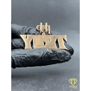 Moissanite Diamond Custom RIP TREY Pendant Iced Out Hip Hop Necklace <b>Memorial</b> Jewelry <b>Gift</b> - Product Image 6
