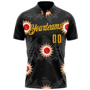 เสื้อโปโลผู้ชายสไตล์ลำลอง ราคาโรงงาน ลายพิมพ์ดั้งเดิมของชาวพื้นเมือง บนผ้า 220 กรัม - Product Image 5