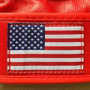 Gants de MMA UFC Freedom 250 en cuir PU rouge, demi-doigts, pour adultes, entraînement d'arts martiaux, logo personnalisé - Product Image 6