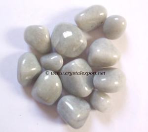 Wholesale Natural Healing Gemstone Palm <b>Crystal</b> Grey Anguri Agate Tumbled Stone <b>for</b> Palm Home <b>Decoration</b> Ornament - Product Image 1