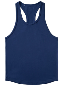 รับผลิตเสื้อกล้ามออกกำลังกายผู้ชายแบบขายส่ง OEM ผ้าตาข่าย 180 GSM ผลิตจำนวนมากภายใต้แบรนด์ของคุณเอง - Product Image 5