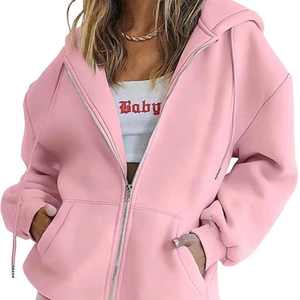 In Stock Women Big Plus- Sizes <b>Modest</b> Oversized Loose Muslim Long Hoodies and Pants Sports Running 2 Pieces <b>Sets</b> - Product Image 1