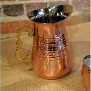 Premium Brass Jug for Formal Dining Modern Artistic Steel Jug for Luxury Homes Made by Zahid Exports <b>Christmas</b> big wholesaler - Product Image 3
