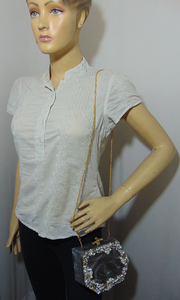 Sac à main de luxe 2020, écologique, couleur personnalisée, modèle classique, pochette en résine résistante à l'eau, multi-occasions, taille personnalisée - Product Image 4