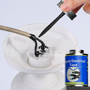 Ruban d'isolation liquide, ruban électrique, fil étanche, ruban adhésif <span class=keywords><strong>noir</strong></span>, connecteur de fil, colle électrique ignifuge - Product Image 4