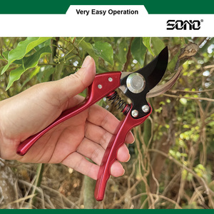 กรรไกรตัดแต่งกิ่ง SONO GW602 สำหรับงานอุตสาหกรรม DIY ระดับมืออาชีพ ใบมีดเหล็กกล้าคาร์บอนเคลือบ PTFE ตัดลื่น ทนทาน คมกริบ - Product Image 3