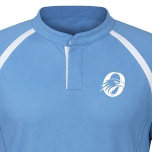 Light Blue Women Rugby Jersey Short Sleeve Team <b>Shirt</b> Sports Uniform Training Match Wear Outdoor Athletic Clothing Apparel - Product Image 5