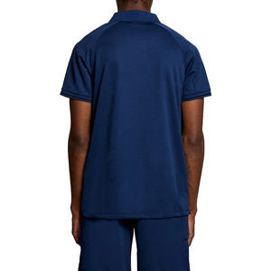 Polo Deportivo con Estampado de Fútbol, Color Azul Marino, Personalizado, Transpirable, Informal, de Alto Rendimiento, Tejido Premium, Marca Privada - Product Image 2