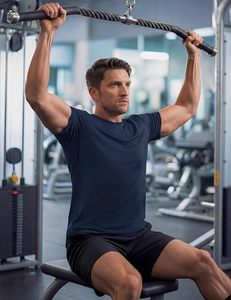 Seamless UV-Protection Mens Quick-Dry T-<b>Shirt</b> For Running With Muscle Support Fit - Product Image 5