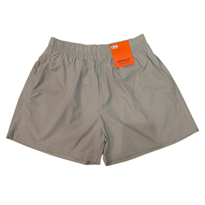 Quick Dry Woven Woolen <b>Zipper</b> Fly Mid Waist Vintage Print Custom Men's Formal Cargo <b>Shorts</b> 100% Polyester 260g OEM Service - Product Image 4