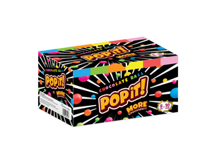 Venta al por mayor de dulces POPIT de chocolate con leche, surtido de caramelos duros multicolor para niños, envasado en bolsas de snack, directo de fábrica. - Product Image 4