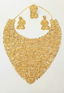 Exclusivos Conjuntos de Joyería Fina para Mujer de la Colección Africana, Chapados en Oro de 24K con Rubíes, Diseño Moderno, para Bodas y Aniversarios - Product Image 5