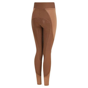 Pantalones de equitación elásticos y duraderos antipilling para mujer con agarre de silicona para competición ecuestre - Product Image 2