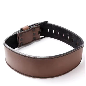Wholesale Custom <b>Leather</b> Weightlifting Belt Gym Fitness Support Weightlifting Belt For Sale 2026 - Product Image 5