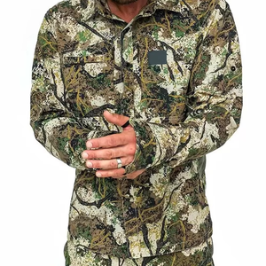 Chemise de chasse en tissu doux et respirant 100 % polyester, design tendance, personnalisable, pour la chasse - Product Image 4