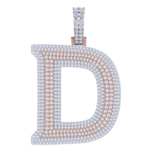 Pendentif Hiphop en Or pour Enfants Humera Jewels, Diamant Synthétique de Laboratoire Certifié IGI, Coupe Ronde Brillante, Charme Mignon - Product Image 1