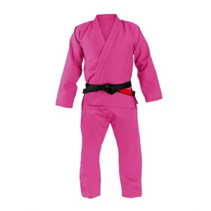 Uniforme de Judo Unisex de Algodón Gris, Manga Larga, Cuello en V, Transpirable, Corte Regular, para Adultos, Todas las Temporadas, Color Liso, Cierre con Cinturón, Conjunto de Jiu-Jitsu - Product Image 4