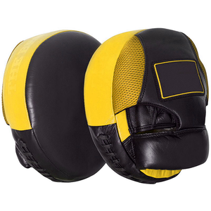 High Performance Boxing Punch Mitts PU Leather <b>Focus</b> <b>Pads</b> for Martial Arts Coaching - Product Image 1