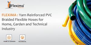 Flexible Braided <b>Plastic</b> <b>Tubing</b> Clear Vinyl <b>Tubing</b> Fiber Braided Reinforced PVC Pipe Hose for Water - Product Image 6