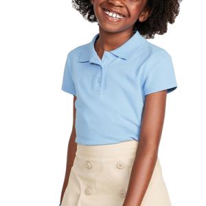 Compre Camisetas Polo Personalizadas con Logotipo Bordado, Camisetas Polo de Algodón para Uniformes Deportivos Infantiles, Camisa de Uniforme Escolar - Product Image 3