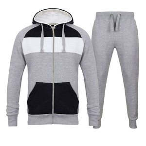 Survêtement décontracté 2-en-1 pour homme, coupe régulière, en polyester/coton, respirant et léger, idéal pour l'automne – Nouvelle collection très prisée - Product Image 3