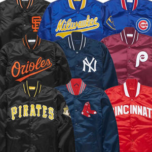 Chaqueta Varsity de Satén al por Mayor |   Bordado de Alta Calidad |   Equipos/Universidades |   Casual de Invierno |   Opción de talla grande Y - Adultos - Product Image 1