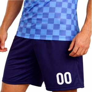 Ensemble maillot et short de sport personnalisés pour hommes – Tenue de sport unie sur mesure pour équipes - Product Image 4