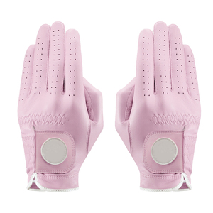 Gants de golf en cuir de cabretta de qualité supérieure pour hommes et femmes - Logo personnalisé, doigts entièrement couverts, sangle de poignet réglable, légers - Product Image 5