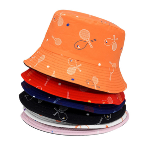 Wholesale Outdoor <b>Flat</b> Top Wide Brim <b>Summer</b> Bucket Hat Velour Cotton Visor Custom Logo Embroidery Designed for Casual Fishing - Product Image 5