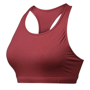 Sujetador deportivo sin costuras Sexy para mujer, alto para entrenamiento de impacto, gimnasio, ropa activa, Top corto transpirable con logotipo personalizado, Top corto de Fitness MOQ bajo - Product Image 1