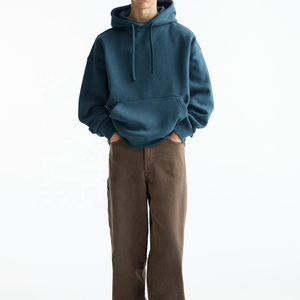 Best Quality Men's Oversized <b>Thermal</b> <b>Fleece</b> Hoodies Customizable Quick Dry Breathable Casual Wear High Visibility Design - Product Image 5