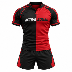 Conjunto de Uniforme de Rugby Transpirable para Hombre, Camiseta Sublimada Personalizada, Uniformes de Rugby y Fútbol OEM ODM para Equipos - Product Image 2