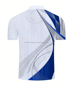 Chemise de golf de sport à séchage rapide coton à sublimation populaire de haute qualité broderie personnalisée logo polos respirants en coton pour hommes - Product Image 2