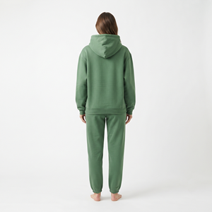Conjunto de Sudadera con Capucha y Pantalones Deportivos de Invierno y Otoño para Mujer, de Alta Calidad, Personalizado, con Logotipo Personalizado en el Frente, Estilo Informal - Product Image 6